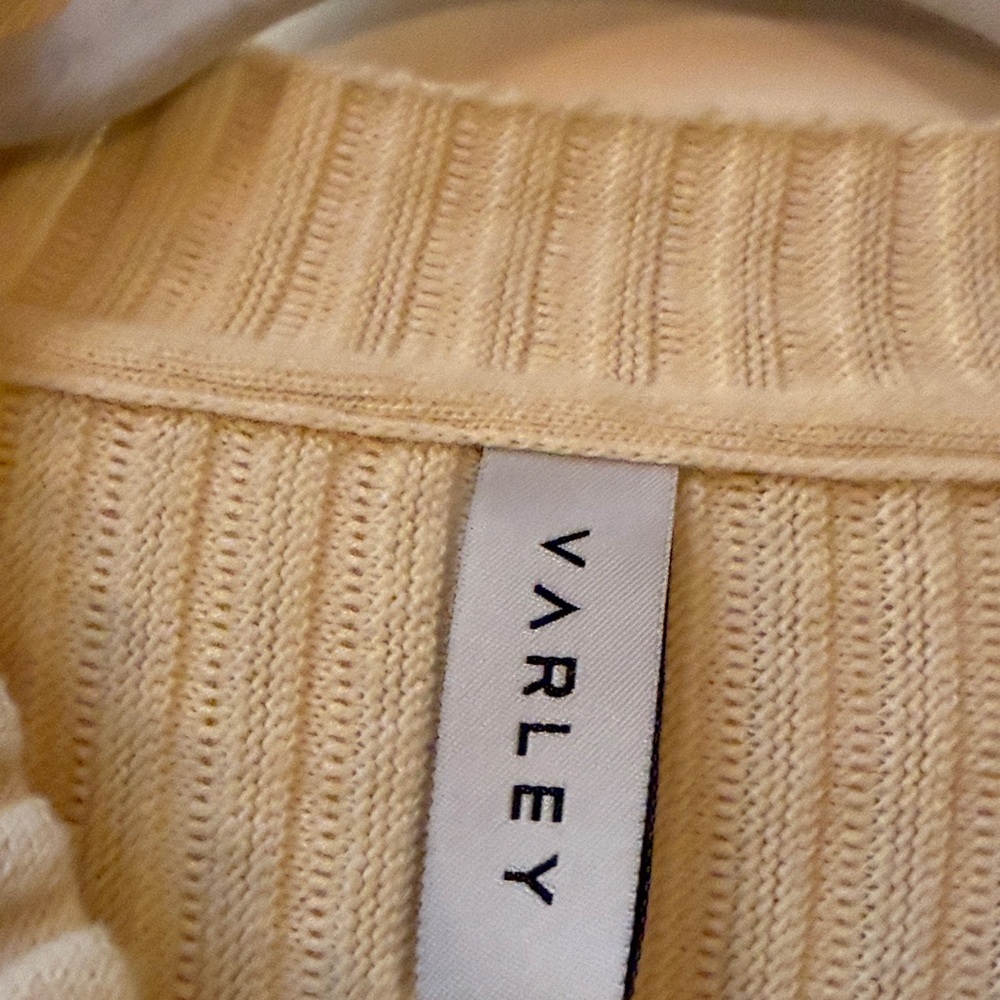 Varley Ribbed Pullover Top With Side Zippers Size… - image 2